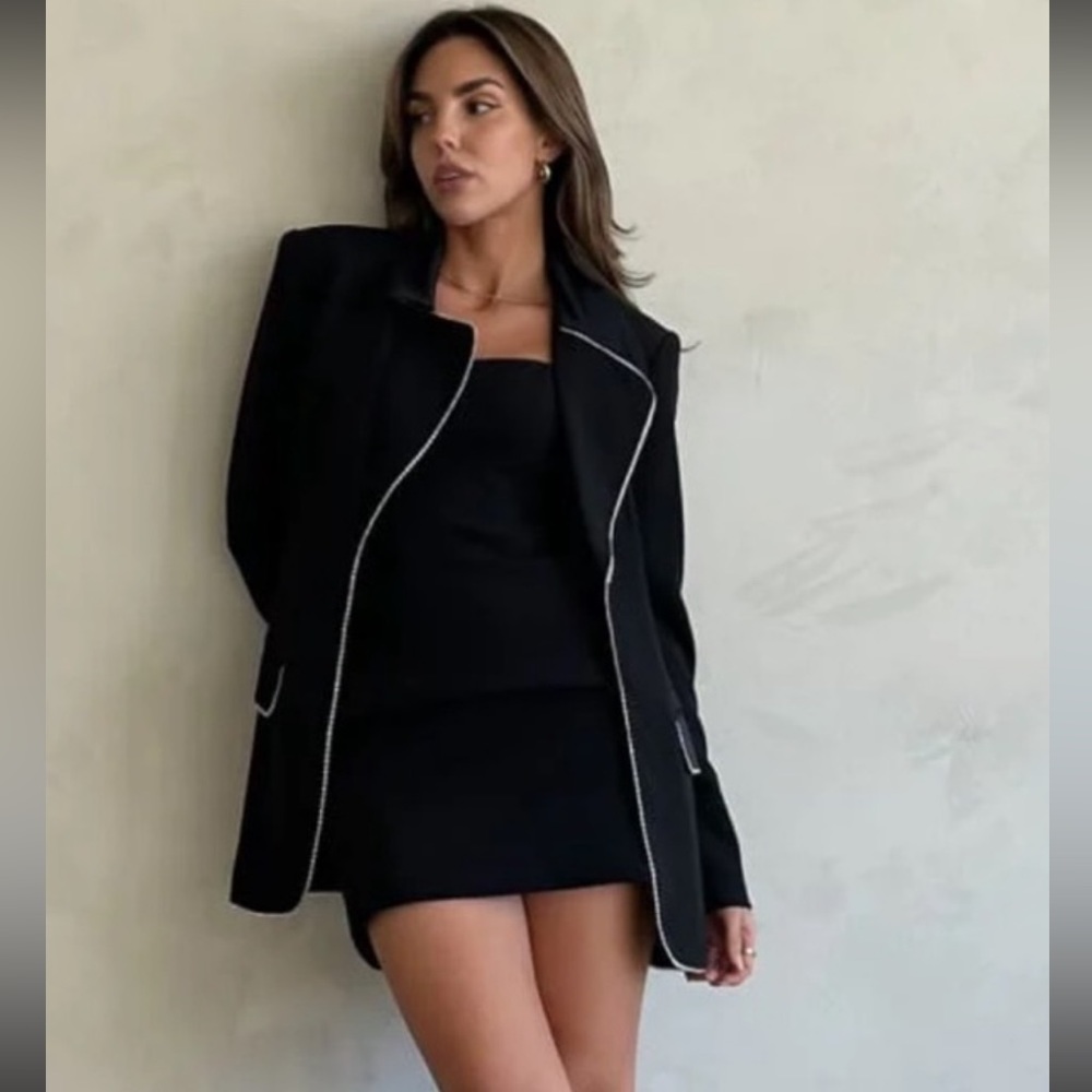 Rhinestone Blazer and Mini Dress